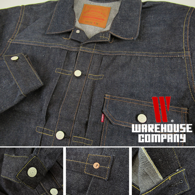 WAREHOUSE ウエアハウス 2001XX 1stタイプ デニムジャケット -JOE-