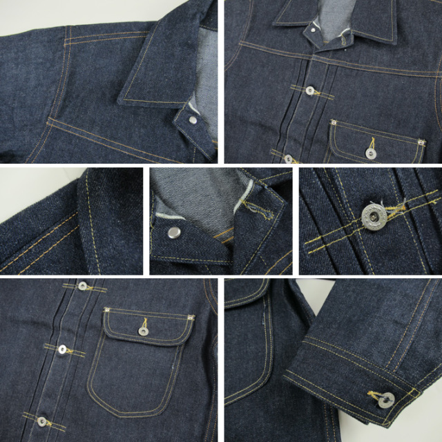 ＊WAREHOUSE 2010 COWBOY 濃紺 デニムジャケット 42 ウエアハウス Lot 2010 COWBOY JACKET WW II MODEL 大戦モデル