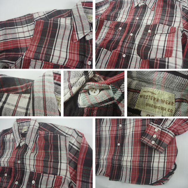 WAREHOUSE ウエアハウス ネルシャツ Lot 3029 FLANNEL WESTERN