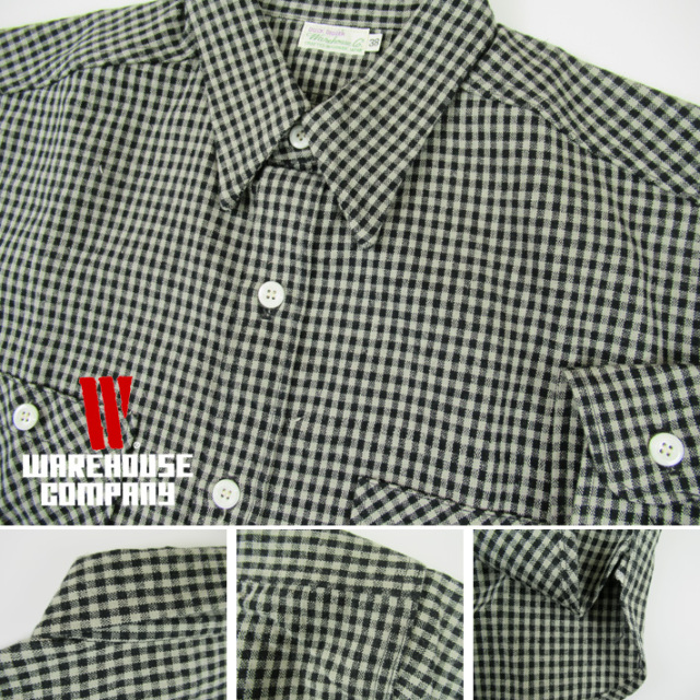 WAREHOUSE ウエアハウス 長袖 ワークシャツ Lot 3055 LONG SLEEVE
