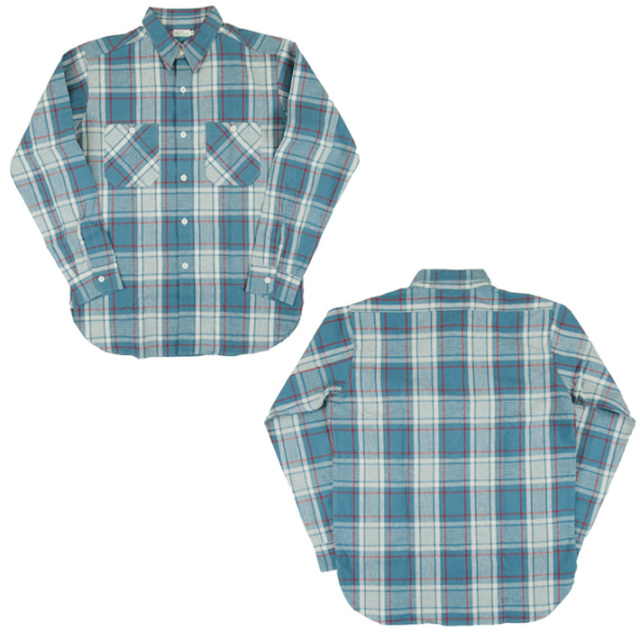 T*6様 ウエアハウスLot 3055 B柄　マドラスチェックシャツ WAREHOUSE & CO. / Lot 3055 LONG SLEEVE CHECK WORK SHIRTS B柄