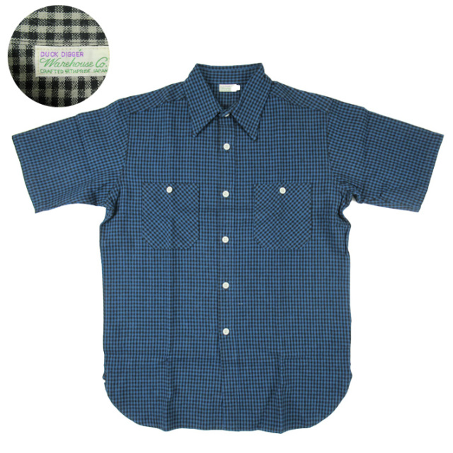 WAREHOUSE ウエアハウス 半袖 ワークシャツ Lot 3056 SHORT SLEEVE