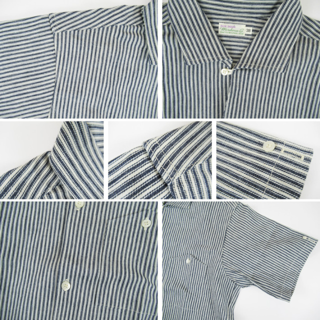ウエアハウスlot3901s/s OPEN COLLAR SHIRTSストライプ 166091062_o7.jpg?