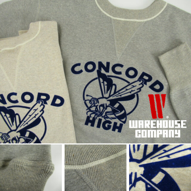 WAREHOUSE ウエアハウス Lot.401 CONCORD スウェットシャツ -JOE-