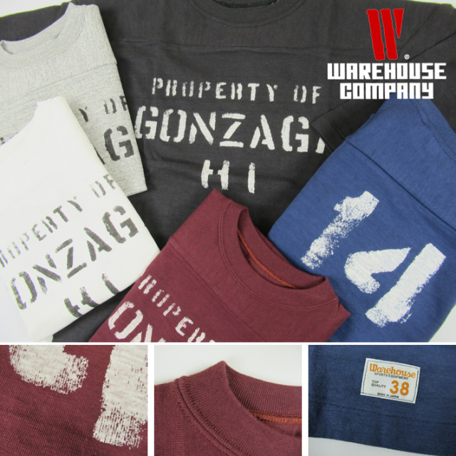 ウエアハウス フットボールTシャツ