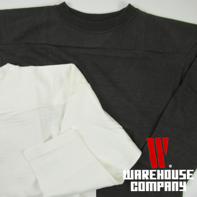 WAREHOUSE ウエアハウス Lot 4063 7分袖フットボールT 無地 【半袖T
