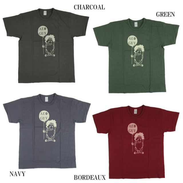 WAREHOUSE ウエアハウス Lot.4064 Tシャツ AEΦ【半袖Tシャツ