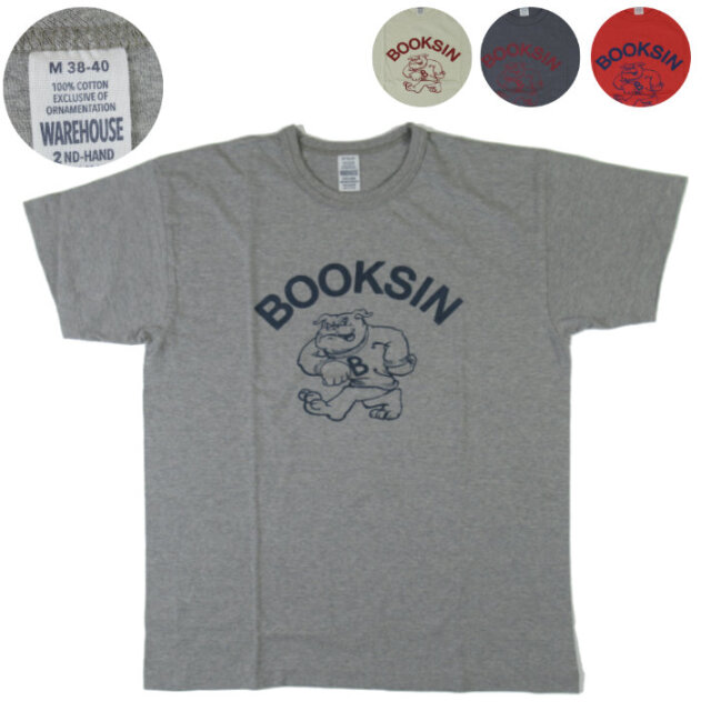 WAREHOUSE ウエアハウス Lot.4064 Tシャツ BOOKSIN