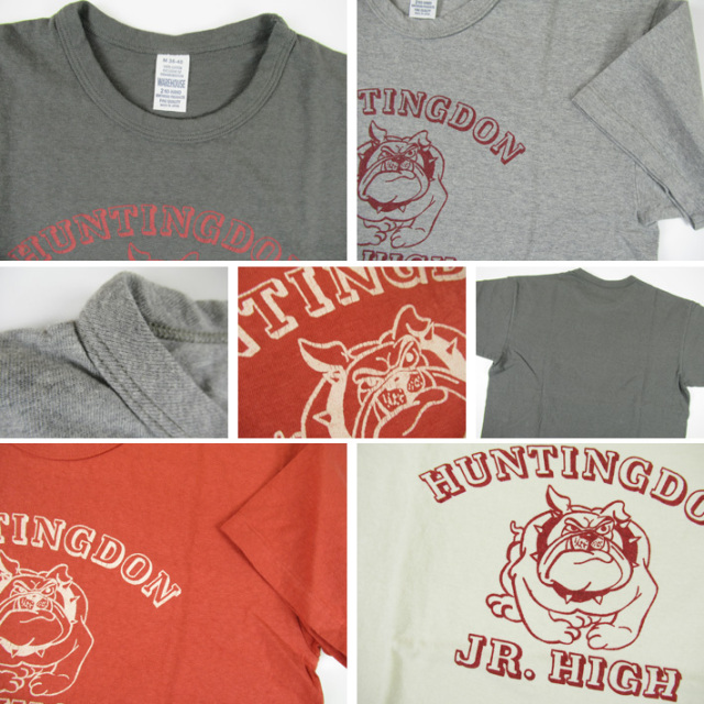 WAREHOUSE ウエアハウス Lot.4064 Tシャツ HUNTINGDON【半袖Tシャツ