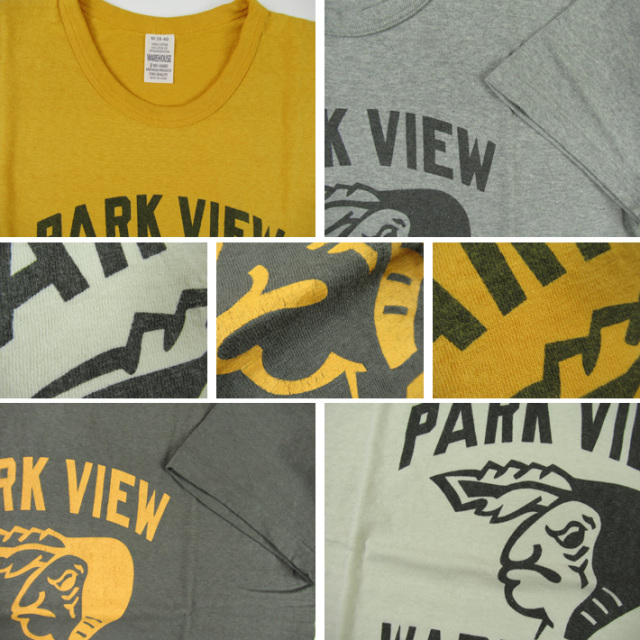 WAREHOUSE ウエアハウス Lot.4064 Tシャツ PARK VIEW【半袖Tシャツ