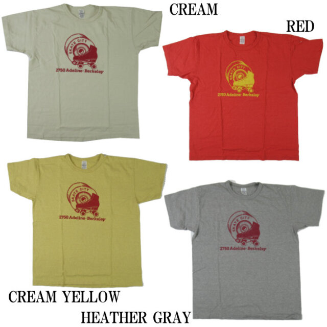 WAREHOUSE ウエアハウス Lot.4064 Tシャツ SKATE CITY