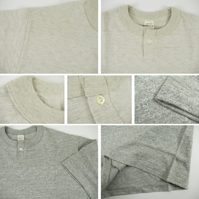 WAREHOUSE ウエアハウス Lot 4082 1ボタンヘンリーネックT 無地 【半袖