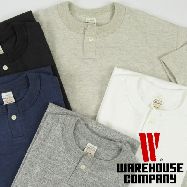 warehouse ヘンリーネックTシャツ
