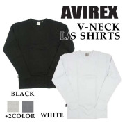avirex Vネック　ロンT