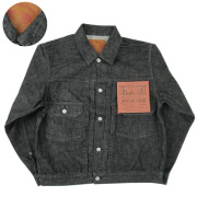 フルカウント ブラックデニム ジャケット