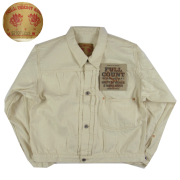 FULLCOUNT S2107ECSS WWII Model 11.5oz ECRU DENIM JACKET -JOE-