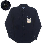 アイアンハート インディゴ ウエスタンシャツ