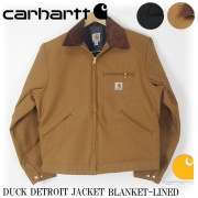 Carhartt カーハート デトロイトジャケット  DUCK DETROIT JACKET BLANKET-LINED J001 【秋冬アウター】 -JOE-