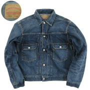 WAREHOUSE ウエアハウス 2ND-HAND デニムジャケット  Lot 2002 ユーズドウォッシュ(中) セコハン  -JOE-