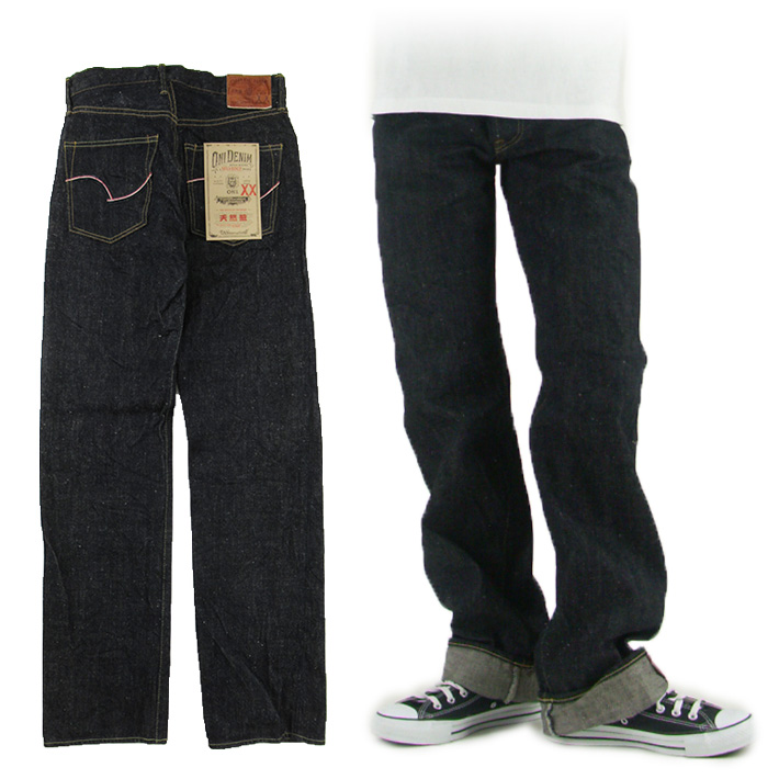 鬼デニム 022NIXX 鬼ビッジ 16oz 天然藍XX リラックスストレート ジーンズ  -JOE-