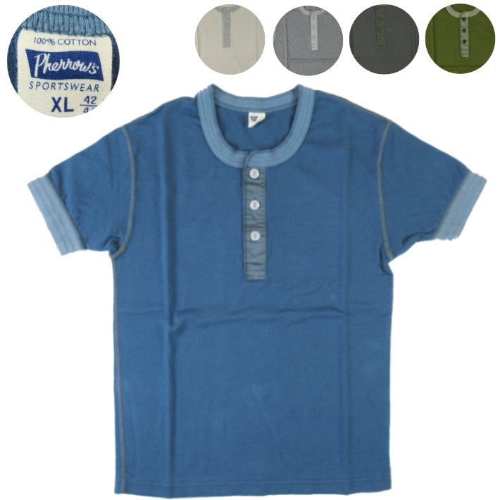 フェローズ ヘンリーネックTシャツ