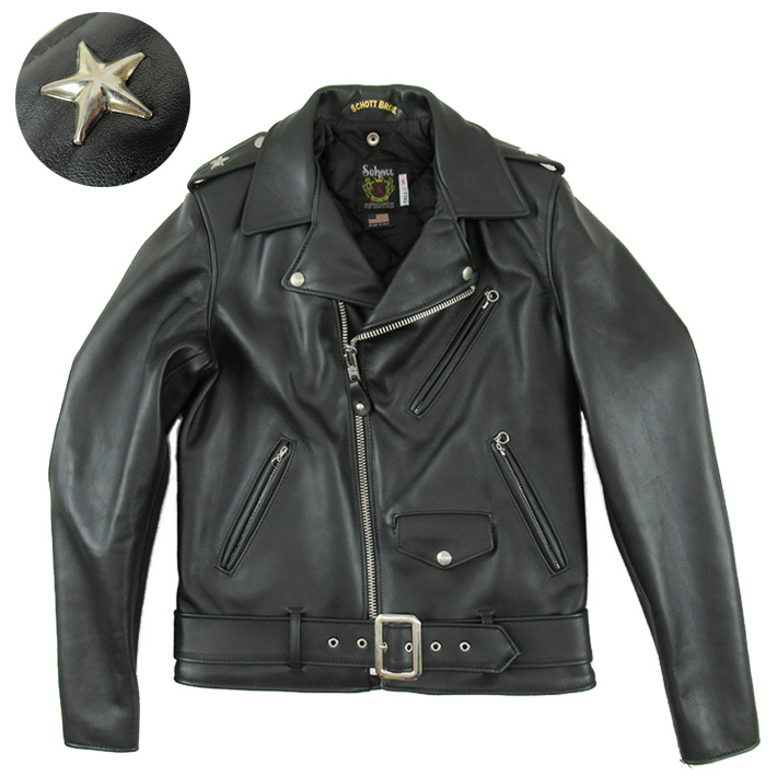 Schott ショット トール丈 ワンスター  ライダースジャケット TALL ONE STAR RIDERS JACKET 613UST -JOE-