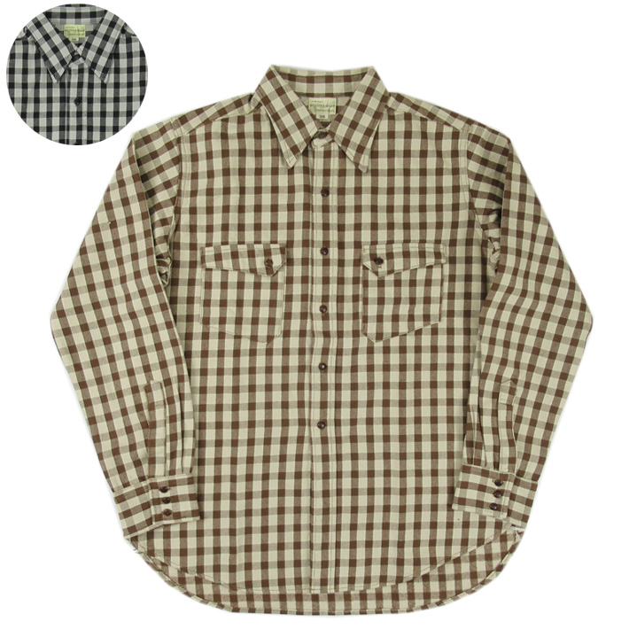 ウエアハウス ネルシャツ