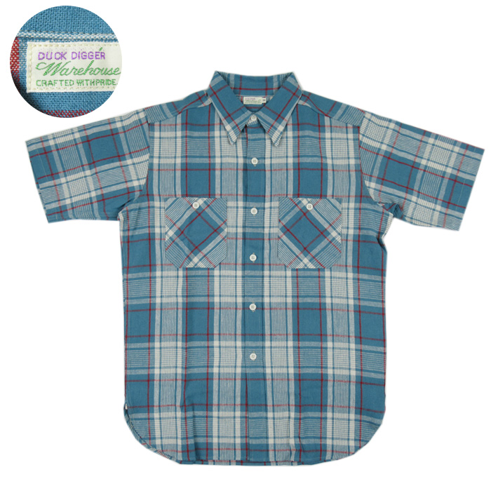 ウエアハウス 半袖ワークシャツ