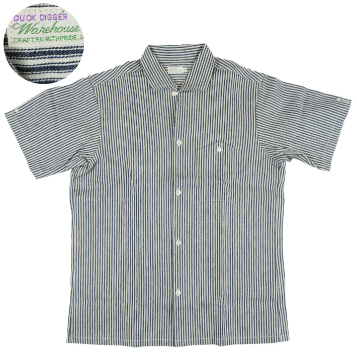 ウエアハウスオープンカラーシャツ