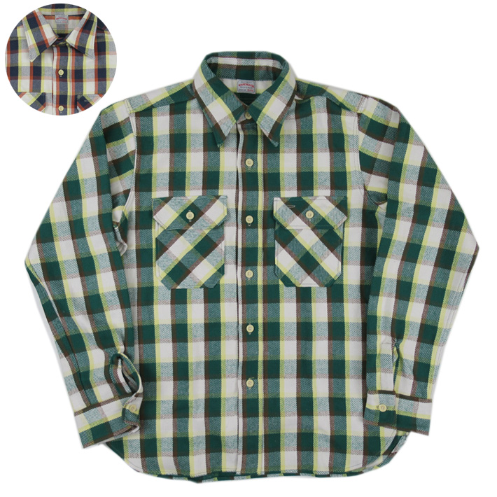 ウエアハウス ネルシャツ