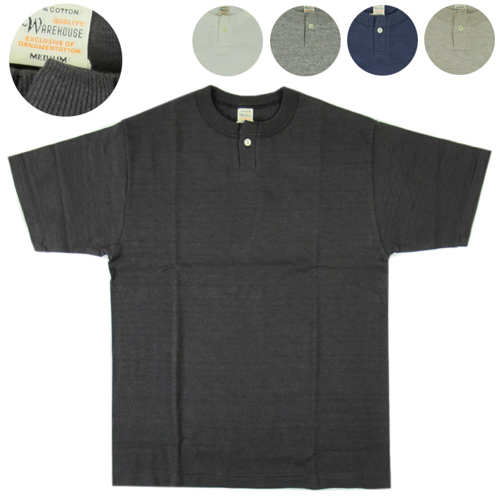 warehouse ヘンリーネックTシャツ