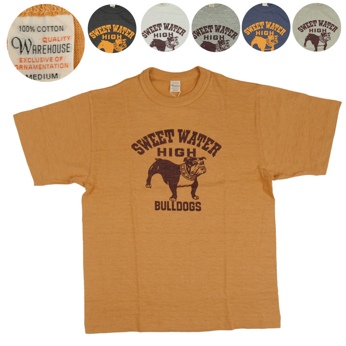 WAREHOUSE ウエアハウス Lot.4601 Tシャツ SWEET WATER【半袖Tシャツ】 【メール便可】 -JOE-