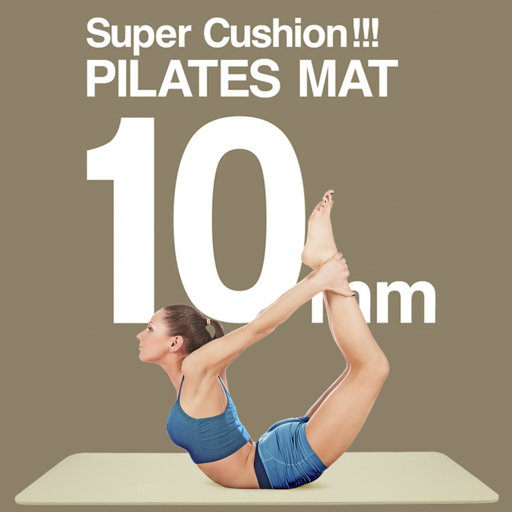 La-VIE(ラ・ヴィ) ピラティスマット　10mm ライトベージュ