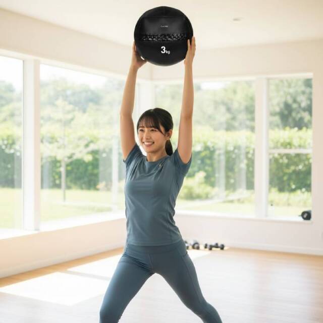 体幹トレーニングに メディシンボールソフト 3kg：La-VIE公式