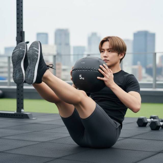 体幹トレーニングに メディシンボールソフト 5kg：La-VIE公式