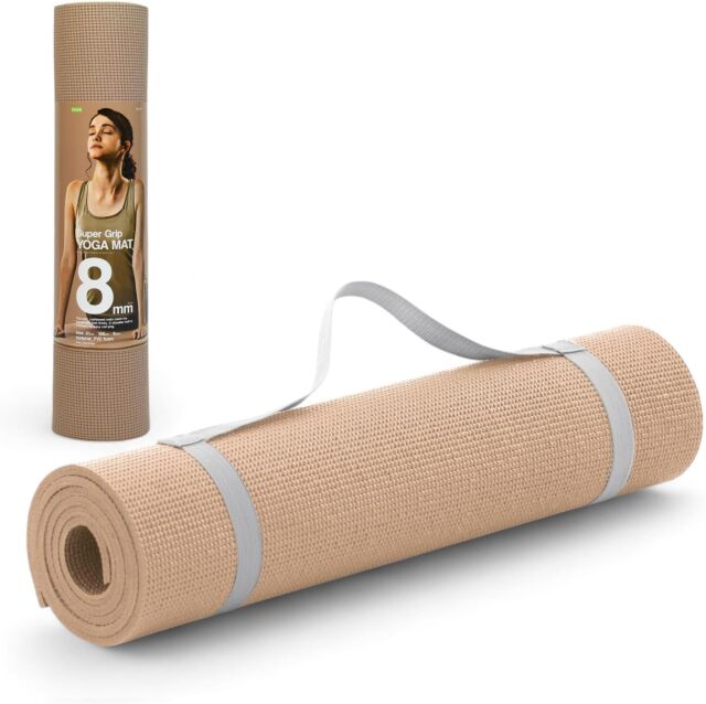 スーパーグリップヨガマット8mm ラテベージュ：La-VIE公式オンライン