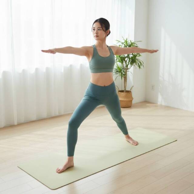 厚手で弾力性のあるNBR素材のピラティスマット！ ピラティスマット