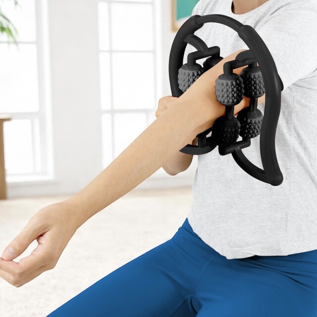 8個のローラー付きあしケア時間 ブラック 脚・腕用：La-VIE公式