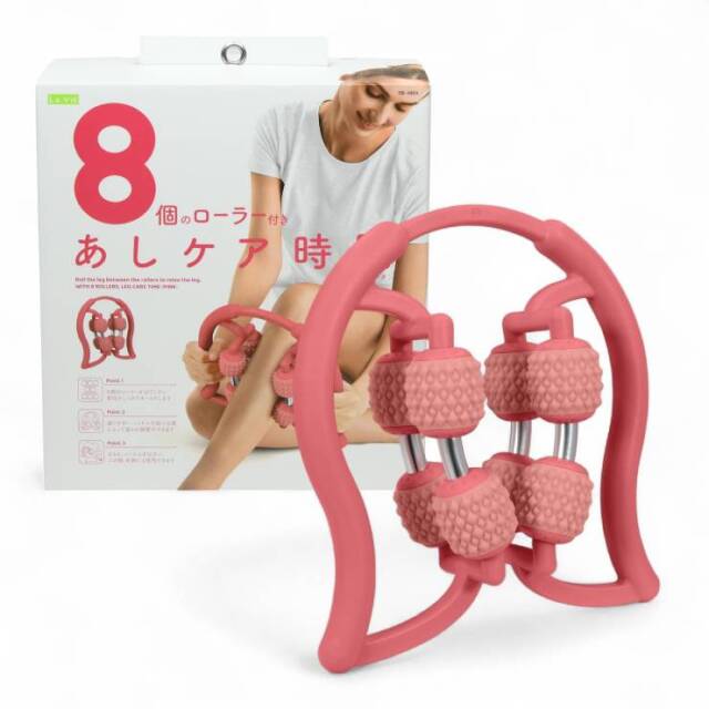ハッピーホットローラーα 8個のローラー付きあしケア時間 ピンク 脚・腕用：La-VIE公式