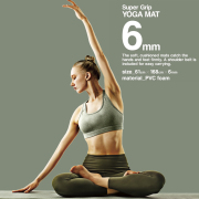 La-VIE(ラ・ヴィ) スーパーグリップヨガマット6mm メロウグリーン