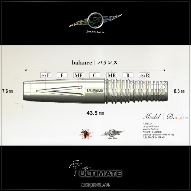 零-ZERO-ULTIMATE Model B. POLYGON JOKERDRIVER ULTIMATE STORE