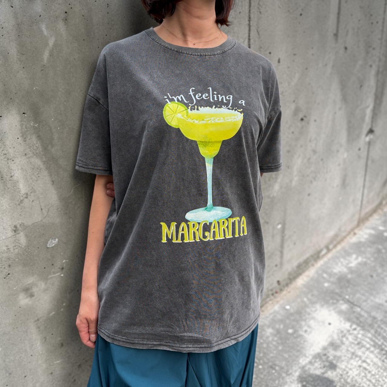 Italy  ソフト カットソー 半袖 Tシャツ マルゲリータ