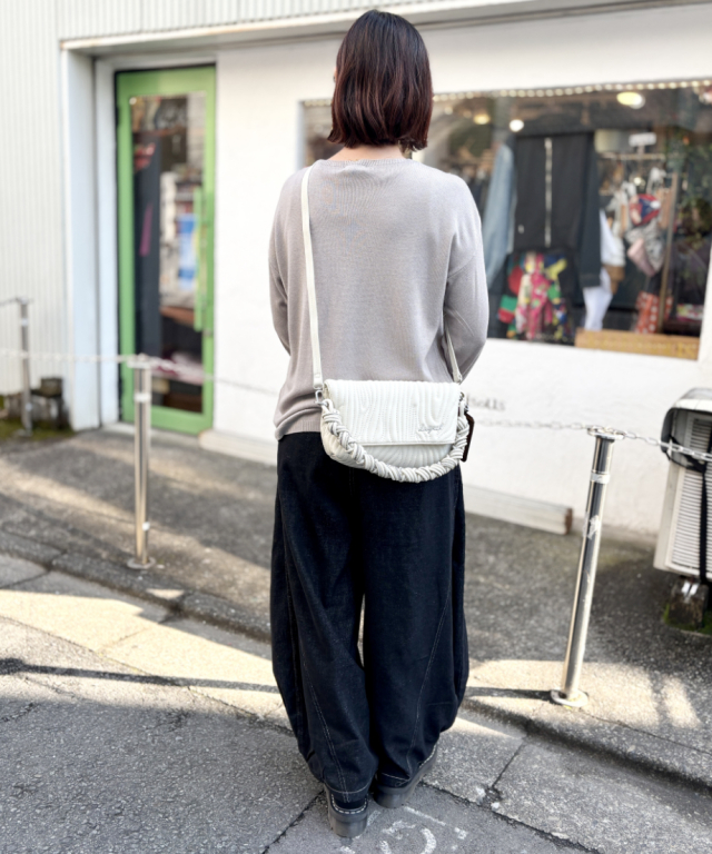 Desigual ステッチ キルティング 2Way ショルダー バッグ