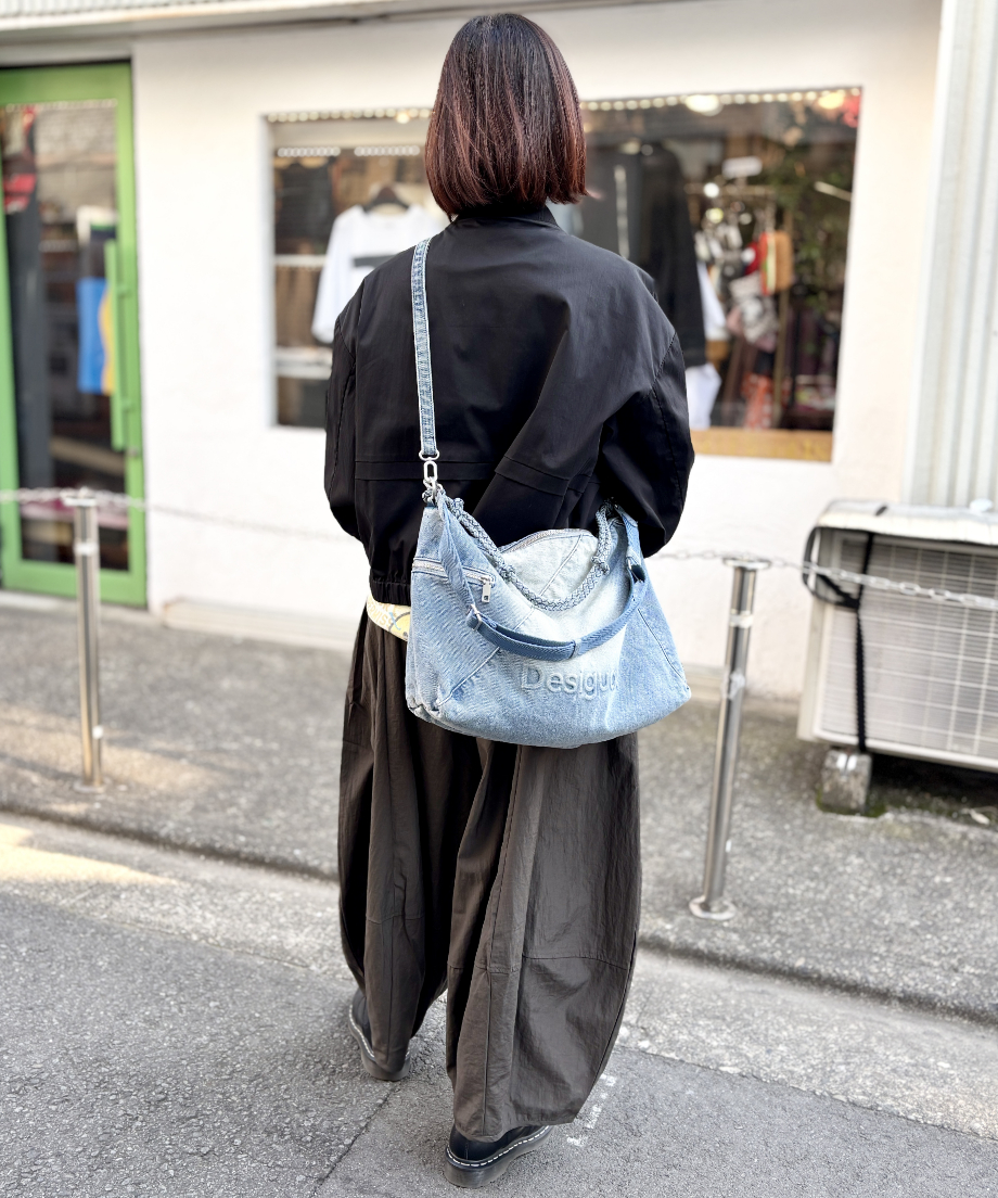 Desigual デニム 切り替え 3Way ショルダー バッグ