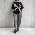 スリット ヘム カフ ジャージ ジョッパー パンツ