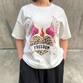 Italy  ソフト カットソー 半袖 Tシャツ FREEDOM