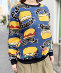 ハンバーガー ミニ裏毛 トップ