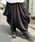 エステル ジャージ ドレープ 変形 サルエル パンツ