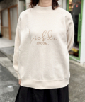 SPOOM リブコンビ ハイネック ソフト ニット トップ