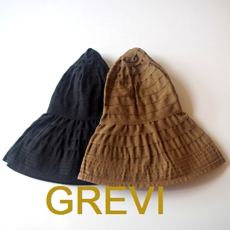 グレヴィ ニット帽 Greviのニット帽子 ニットキャップ フラワー付